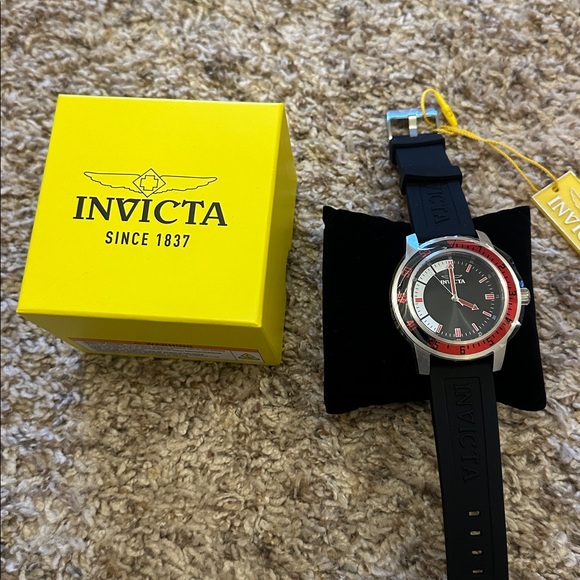 NEW Invicta Specialty Watch 45mm Black/Red 12845 - Picture 7 of 9